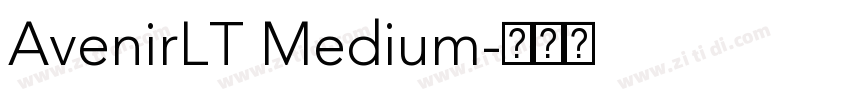 AvenirLT Medium字体转换